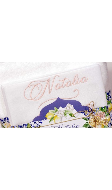 Trusou botez cu flori si lamai ideal pentru un botez vara Limoncello 9